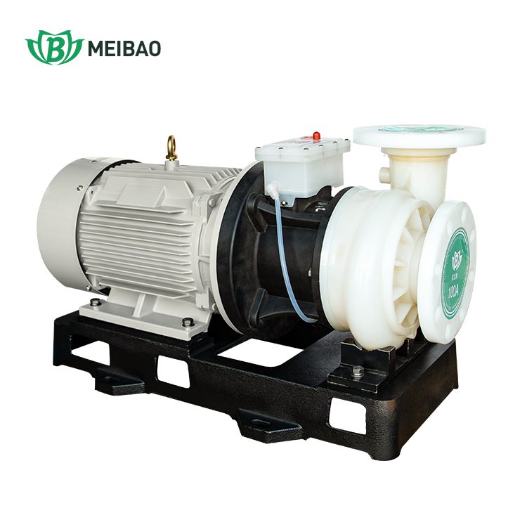 vortex type perfluorinated centrifugal pump