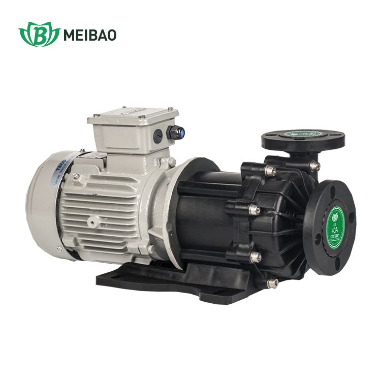 Plastic magnetic pumps