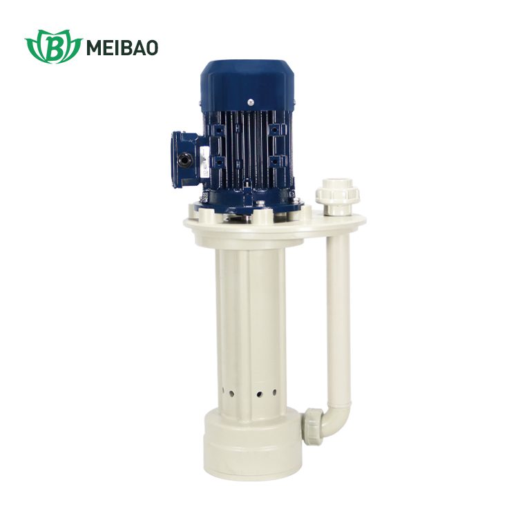 vertical pump in circular plate tank