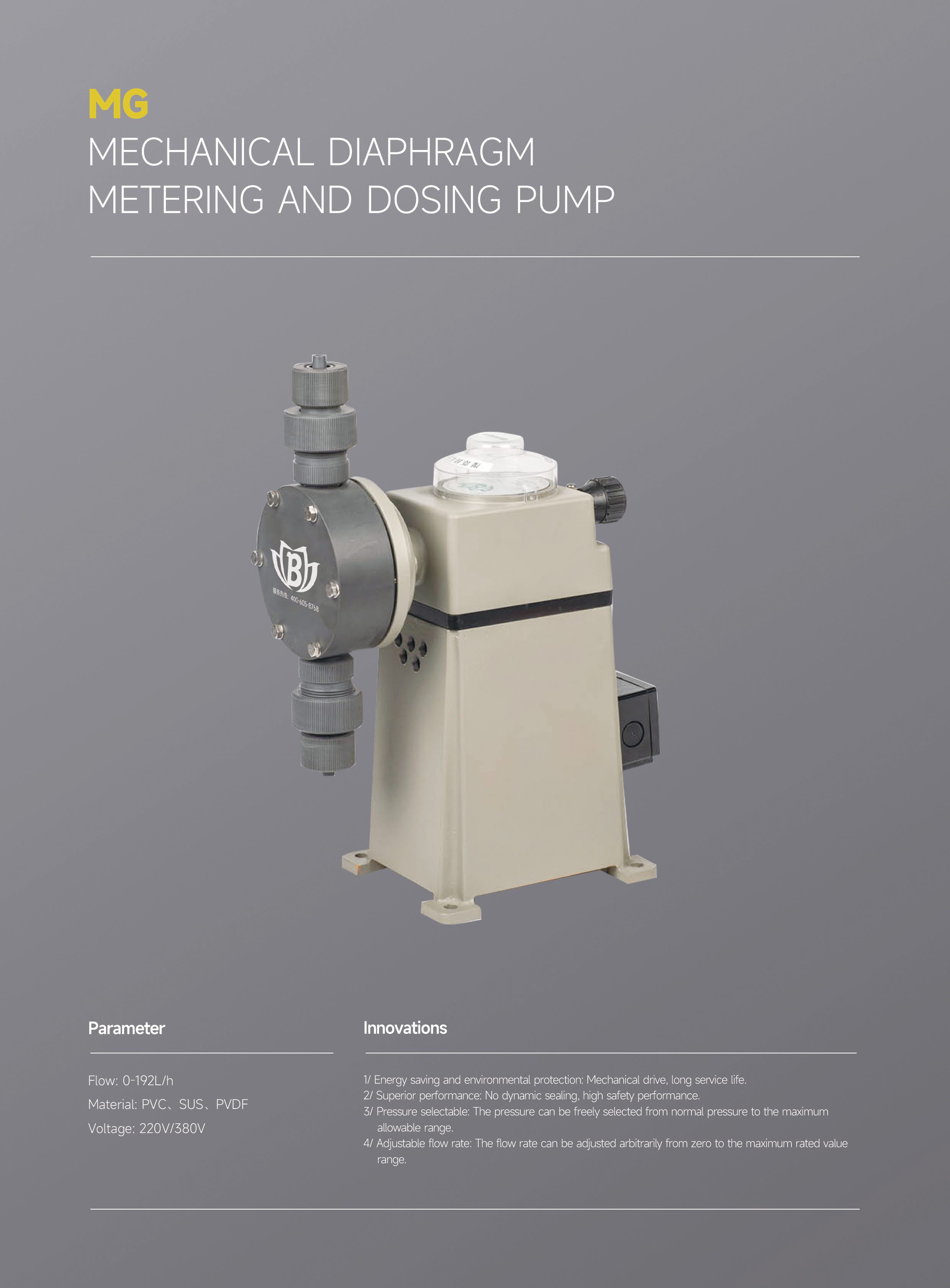 Precision metering pumps（精密计量泵）.jpg
